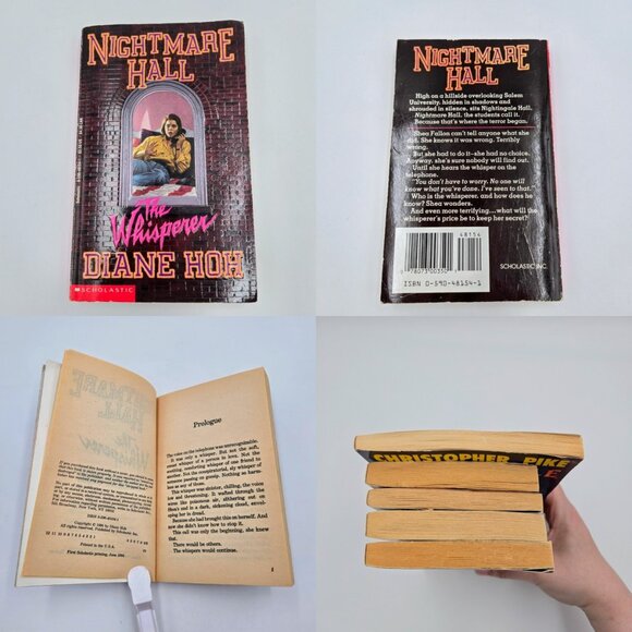Teen Horror Book Lot R.L Stine Diane Moh Nightmare Hall Joel Sutherland Goosebum - Picture 3 of 16